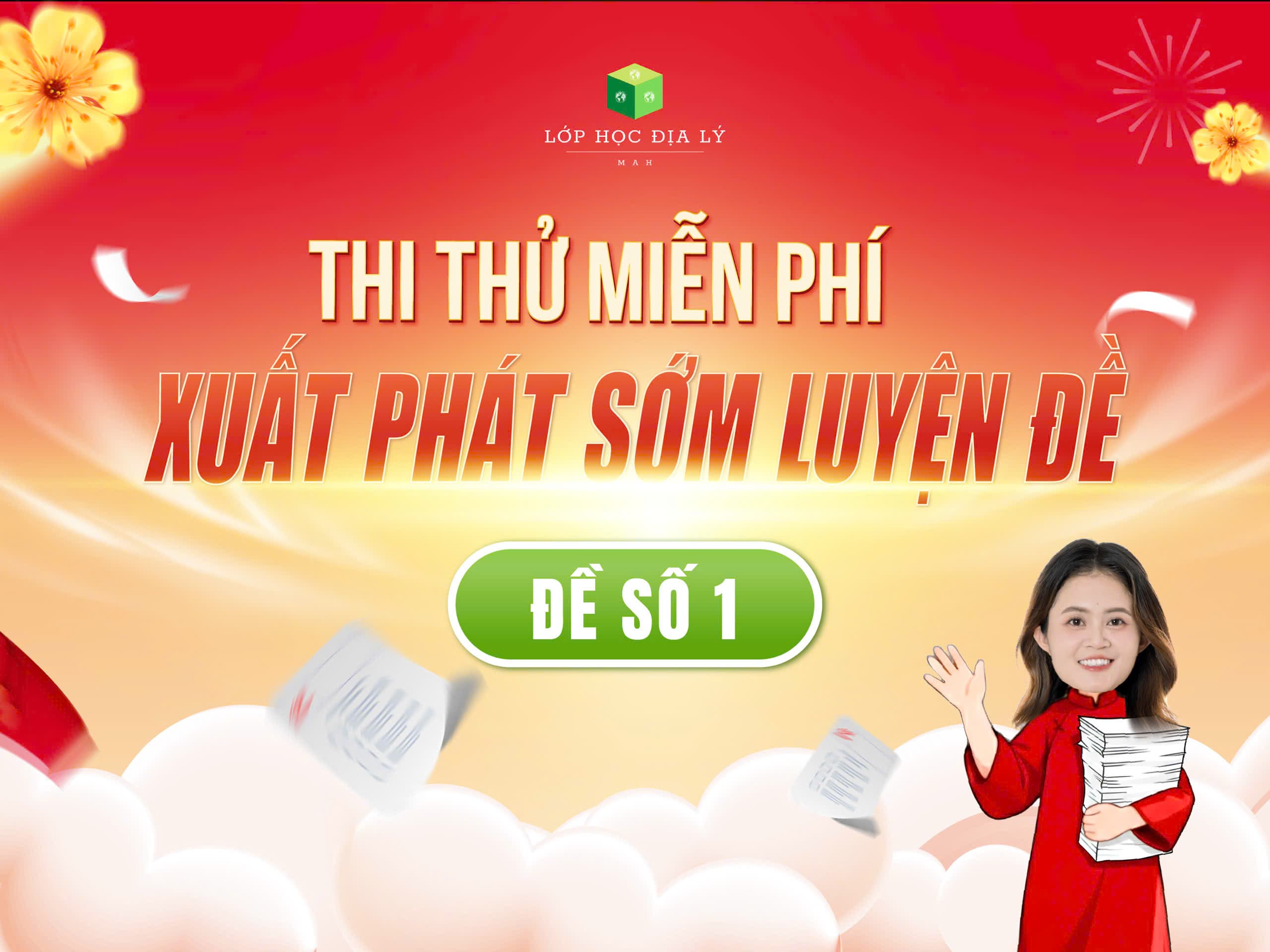 ĐTTT - THI THỬ MÔN ĐỊA LÍ CÔ MAI ANH - ĐỀ SỐ 01