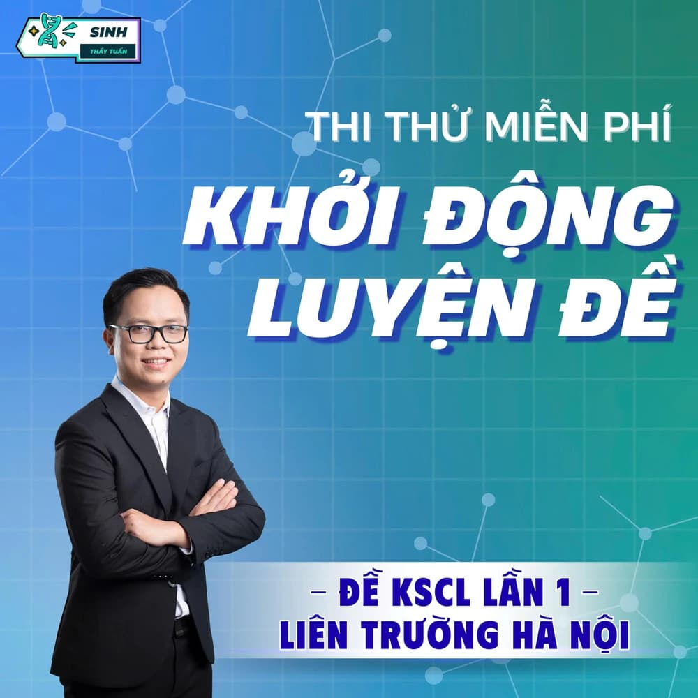 ĐTTT - Sinh học THPT Đề 6 LIÊN TRƯỜNG HÀ NỘI