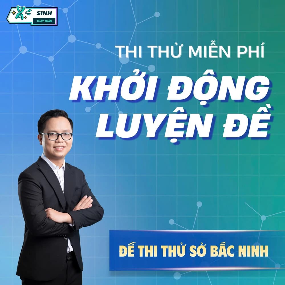 ĐTTT - Sinh học THPT Đề 5 SỞ BẮC NINH